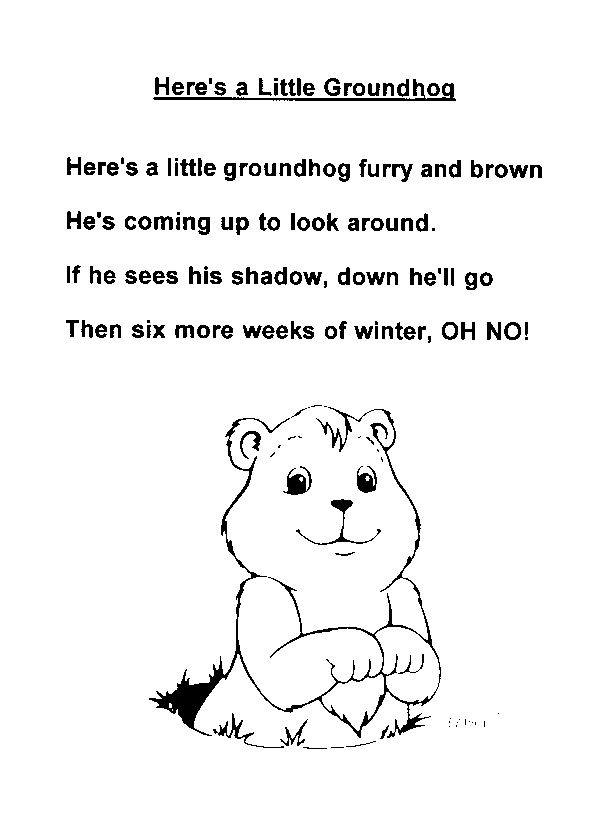 Time for Spring Mr. Groundhog Game