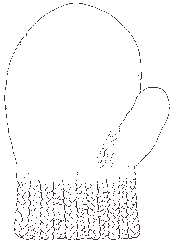 coloring pages mittens